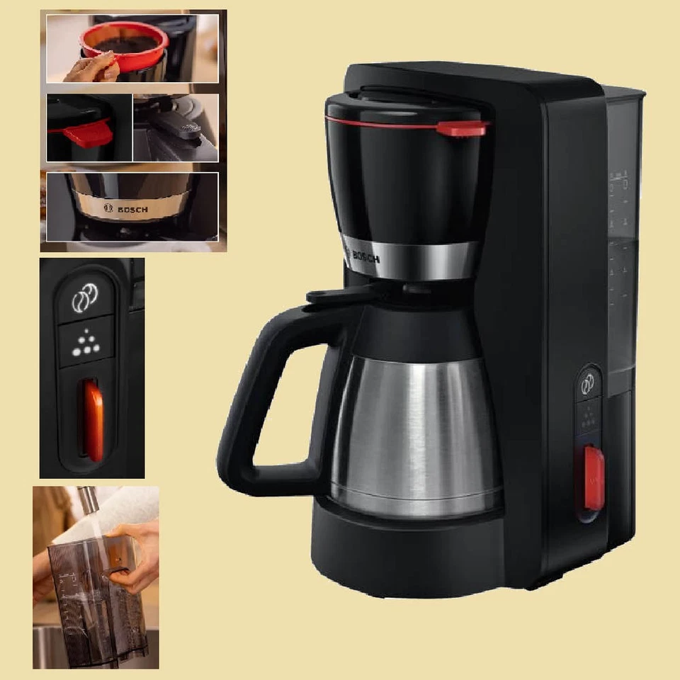 Bosch Thermo-Kaffeemaschine TKA 6M273 MyMoment - schwarz/Edelstahl - Bild 1 von 1