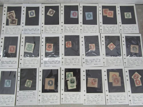 Nystamps US back book cut square stamp collection high cost m28we