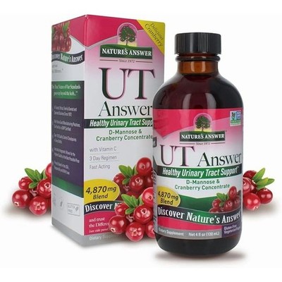 Nature's Answer UT Answer , D-Mannose & Cranberry Concentrate, 4 fl oz (120 ml)