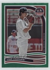 2024 Panini Stars and Stripes Green Ethan Schiefelbein #46 1lz5
