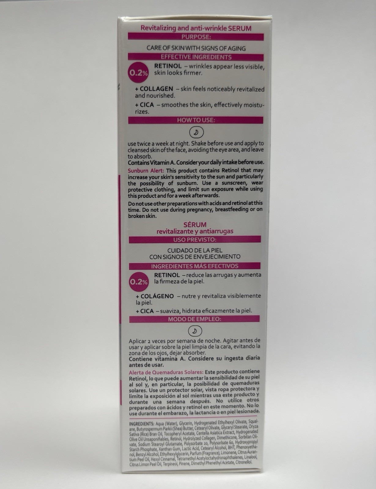 Bielenda Skin Acadamy Solution Revitalizing & Anti-Wrinkle Serum 1 oz. (30ml)