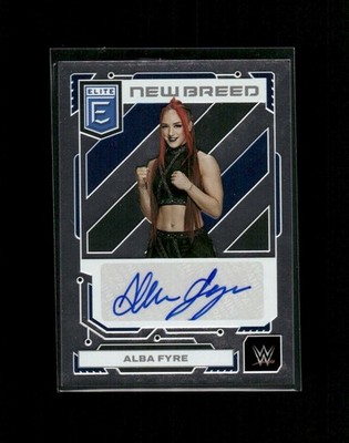 2023 Donruss Elite WWE Alba Fyre #NB-AFY New Breed Autograph