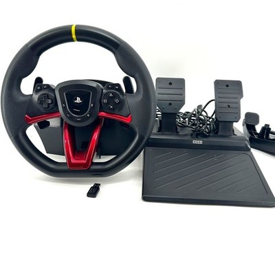 Hori Wireless Racing Wheel Apex RWA for PS5 PS4 PC Black Red SPF-022U TESTED