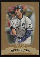 2011 Topps Tier One Gold Derek Jeter #2 1/1 - New York Yankees - Missing Stamp