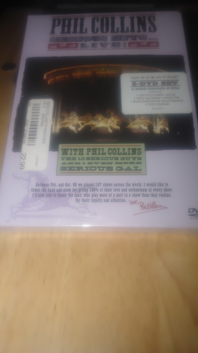 Phil Collins - Serious HitsLive (DVD, 2003, 2-Disc Set