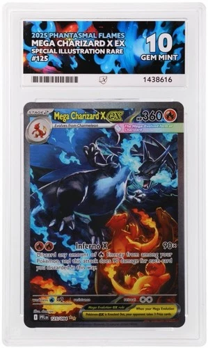 Mega Charizard Ex 125 Ace 10 Perfect Subgrades