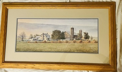 Jon Crane  September Morn  Limited Edition Signed Numbered Print 1997 Framed