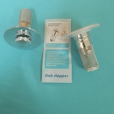 Pkg Of 2 Upgraded Sink Drain Stopper Strainers For Smaller Sinks