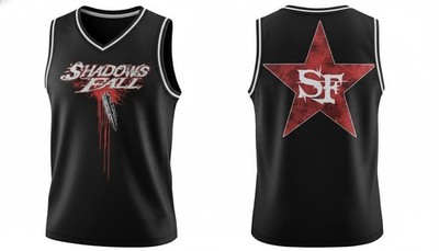 New Shadows Fall Basketball Jersey logo Metal music  Unisex S-5XL Shirt TK1018