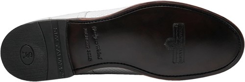 Stacy Adams Men's Madison Plain Oxford 14, White - 055 - Picture 8 of 8