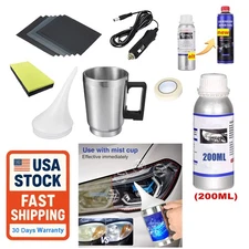 200ML Car Headlight Restoration Kit Polymer Chemical Polishing Repair Liquid Set