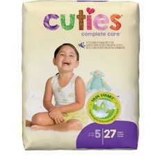 CUTIES Complete Care 27 Diapers 5 lb