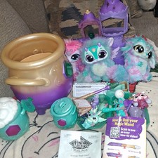 MAGIC MIXIES MISTING CAULDRON W/ 3 PETS CASTLE MANY FIGURES INSTRUCTIONS