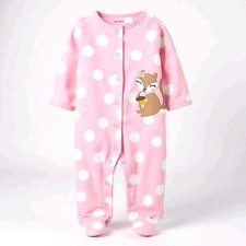 Carter's Girls Infant Soft Warm Fleece Footie Pajamas