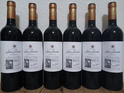 (14,00 /1L) 6 Fl. 2020er Rioja Bodegas Leza Garcia Reserva  top Rotwein