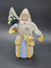 House of Hatten Vintage Santa Claus  Figurine Primitive Folk Art 