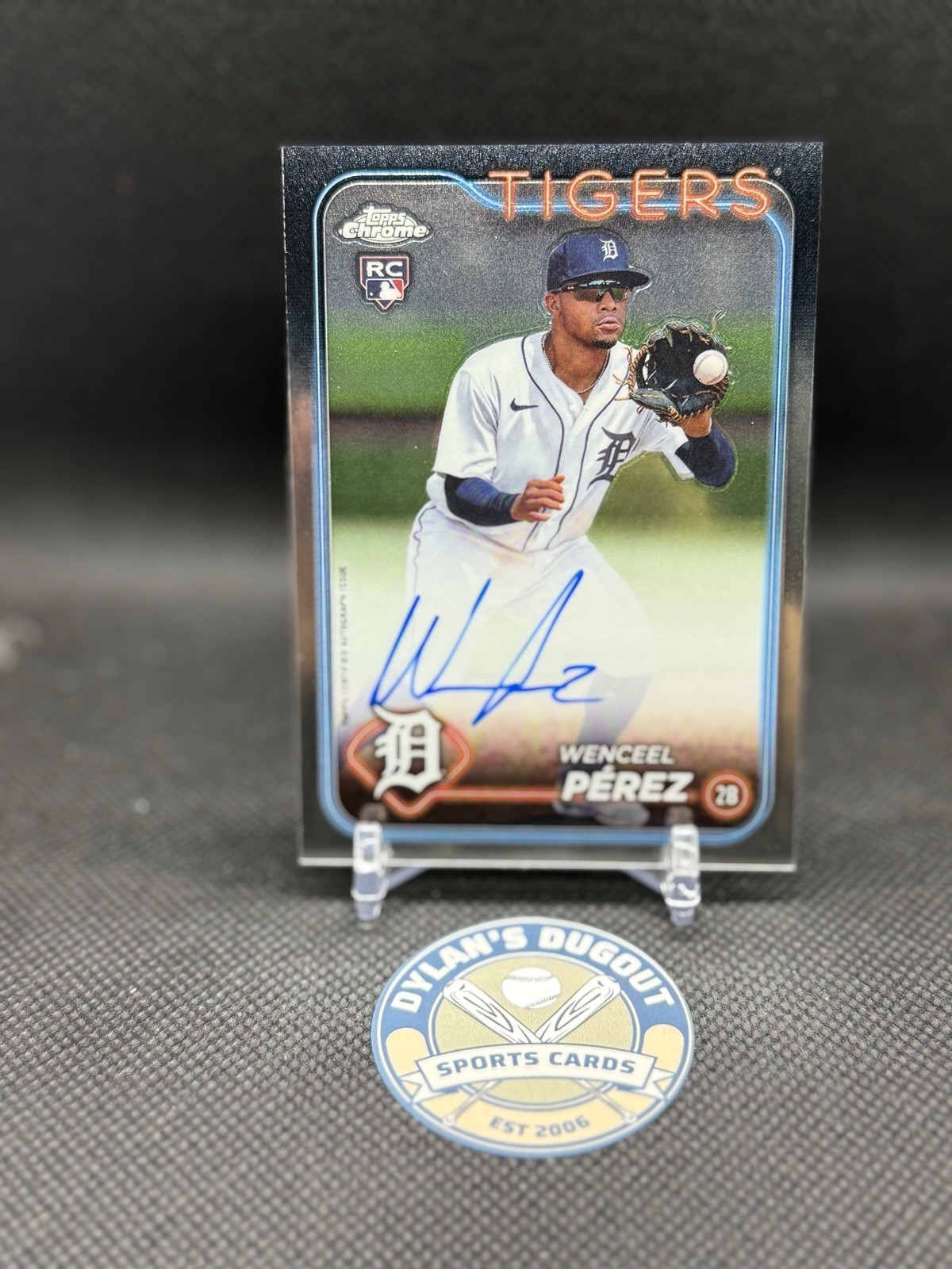 2024 Topps Chrome Update Series - Autographs Wenceel Perez #RA-WP (AU, RC) Auto