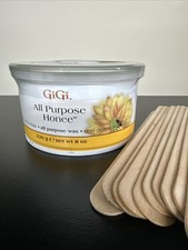 GiGi All Purpose Honee Hair Removal Soft Wax All Skin Hair Types W/10 Applicator