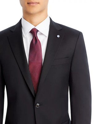 Hart Schaffner Marx New York Soft Classic Fit Black Suit Jacket 50R ejl1625c