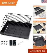 Heavy-Duty Charcoal Basket for 15-28 Inch Smoke Hollow Grills - Easy Ash Cleanup