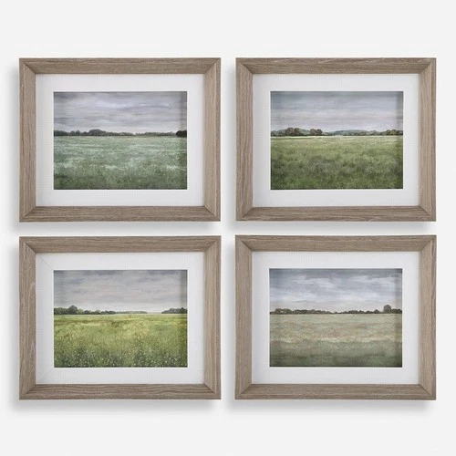 Uttermost 32317 Quiet Meadows 16.88 X 13.88 inch Framed Prints, Set of 4 - Picture 1 of 6