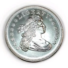 Liberty Flowing Hair Tribute Round, 1oz .999 Fine Silver Coin, UNC