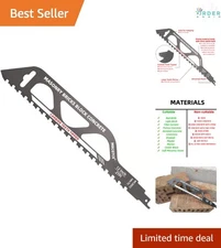 12-Inch Masonry Reciprocating Saw Blade Tungsten Carbide Teeth Demolition