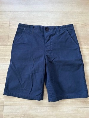 Oldtown Navy Cotton Shorts W90cm XL 4-Pocket 5 Cotton Made in England Pre-Owned