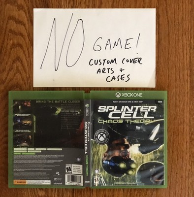 Tom Clancy's Splinter Cell Chaos Theory Xbox 360 One Series X Custom Cover Art