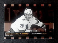 SEBASTIAN AHO 2020-21 O-PEE-CHEE PLATINUM PHOTO DRIVEN NHL HOCKEY #PD-12   78447