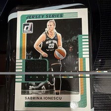 Donruss Jersey Series Sabrina Ionescu New York Liberty Basketball Card