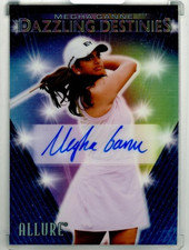 2026 Upper Deck Allure Golf Megha Ganne #DD-7 Dazzling Destinies Auto Parallel
