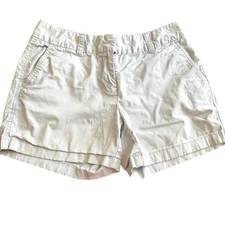 Vineyard Vines Womens Shorts Size 4 Gray Classic Whale Casual Preppy Coastal