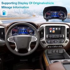 For Gmc Chevy Silverado Sierra 2014-2019 12.3 Digital Cluster Dash Carplay For Gmc Chevy Silverado Sierra 2014-2019 12.3 Digital Cluster Dash Carplay