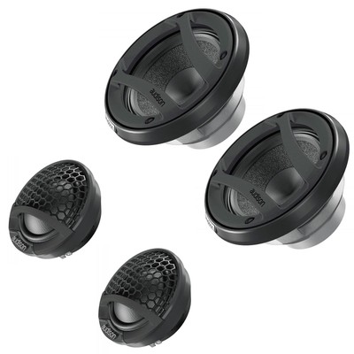 Audison AV 3.0 VOCE Series 3'' (70mm) Midrange neodymium magnets with Grilles ...