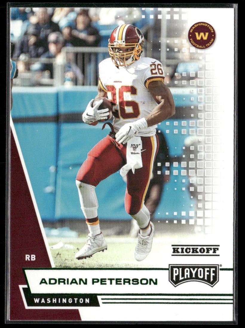 2020 Panini Playoff #178 Adrian Peterson Kickoff
