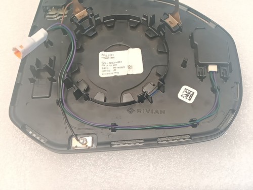 2022-2024 Rivian R1S/R1T LH Driver Side Outside Wing Mirror Glass PT00031436 OEM - Bild 6 von 9