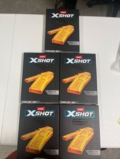Lot of 5 Zuru X-Shot Pro Series Clip Sets 1 Half-Size and 1 Full-Size Clip per