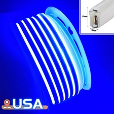 110V 164ft Waterproof Neon LED Strip Light Neon Rope Tube DIY Sign Floor Decor 