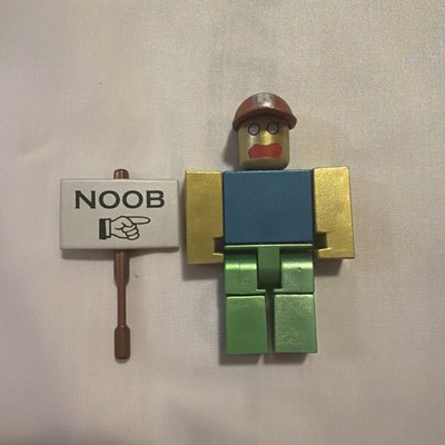 ROBL0X CLASSIC NOOB  Action Figure (no code, has sign)