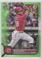 2022 Bowman Neon Green Border /399 Alejo Lopez #93 u6m