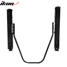 Universal 16" Locking Dual Racing Seat Adjustable Slider Steel Rail Track Set