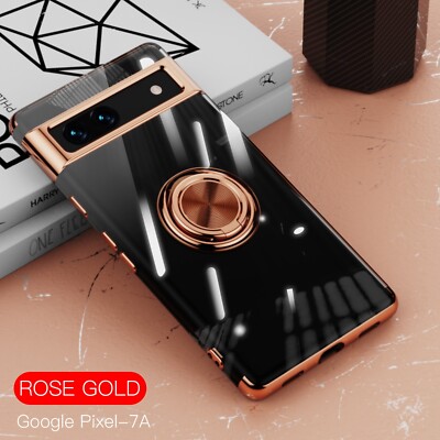 Für Google Pixel 10a 9 Pro XL 8A 7 Magnet Ring Halter Hülle Beschichtung Klar Cover