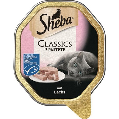 Sheba Bowl Classics with Salmon 44 x 85g ( 17.09/kg)