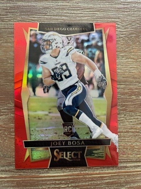 2016 Panini Select Joey Bosa Concourse Level Red Prizm RC rookie card 25  11/99