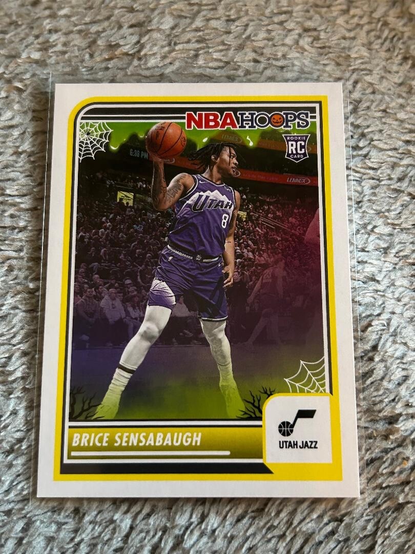 924-12 2023-24 Haunted Hoops RC Brice Sensabaugh Utah Jazz