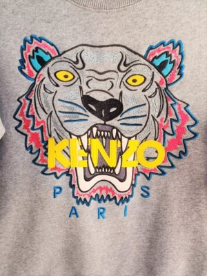 【送料&関税込】Kenzo Tiger Sweater Brand New Kenzo Tiger Embroidery Sweatshirt, Size Small