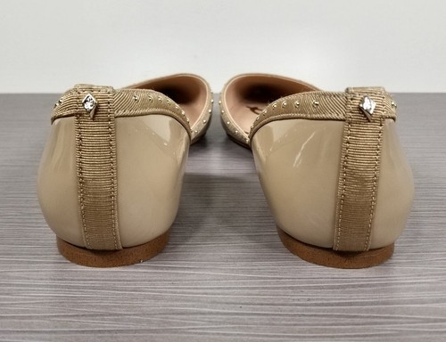 Sam Edelman Roni Studded Half d'Orsay Flat, Nude Patent, Womens Size 7 US - Picture 5 of 9