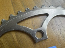 Vintage Suntour Road Chainring 53T BL 130 BCD 3/32 Bronze/Black