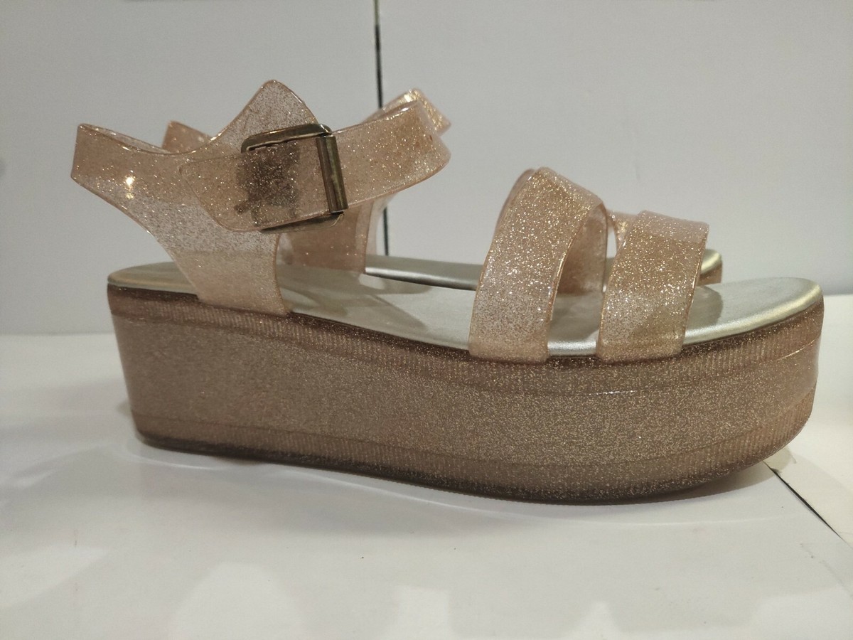 Aldo Platform Metallic Rhinestone Wedge Sandals Shimma – Women Silver Strappy heeled sandal - ALDO main image 2